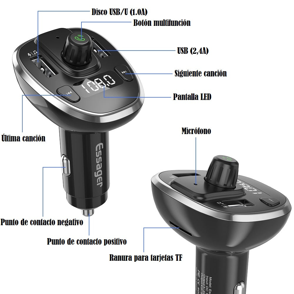 FM transmitter and Bluetooth