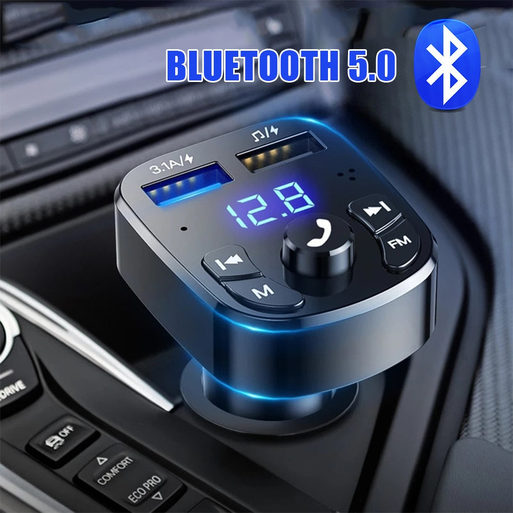Transmisor FM y Bluetooth