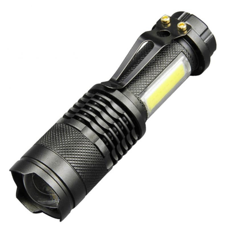 Multifunctional portable flashlight.